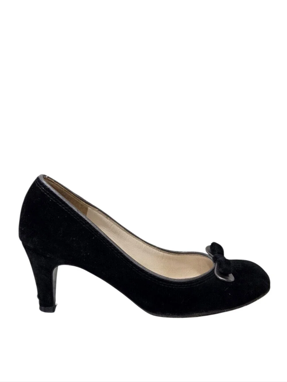 MARC JACOBS Velvet Closed Toe Heels - Picture 1 of 10